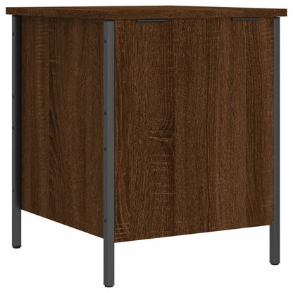 Storage Bench Brown Oak 40x42.5x50 cm Engineered Wood