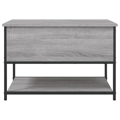 Storage Bench Grey Sonoma 70x42.5x47 cm Engineered Wood