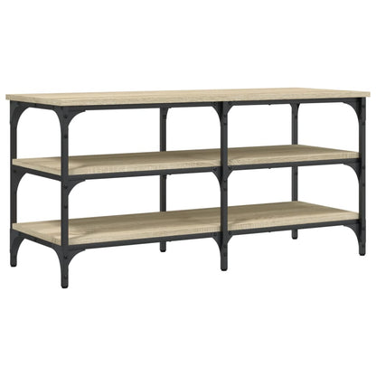 Shoe Bench Sonoma Oak 100x38.5x49 cm Engineered Wood