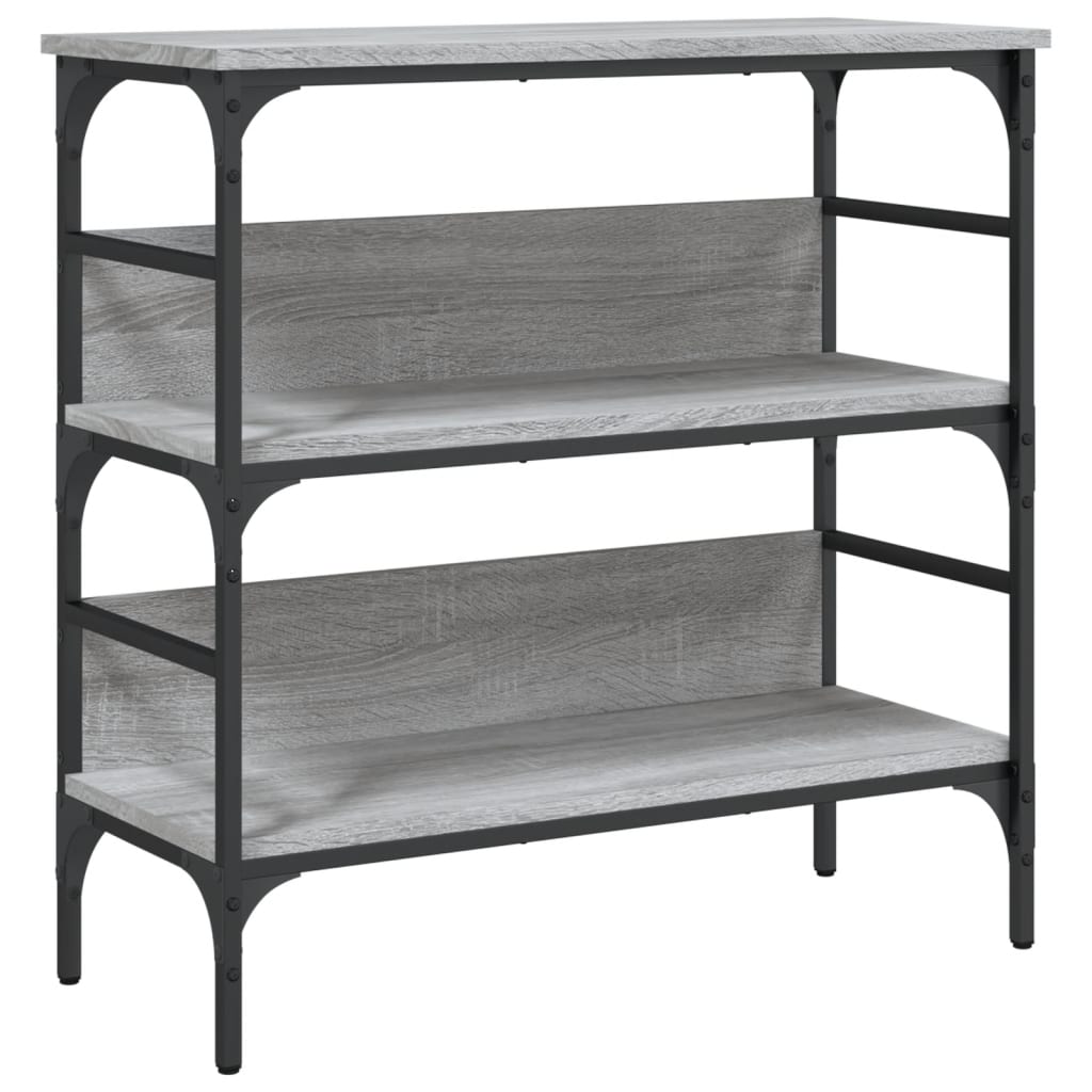 Console Table Grey Sonoma 75x32x75 cm Engineered Wood