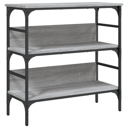Console Table Grey Sonoma 75x32x75 cm Engineered Wood
