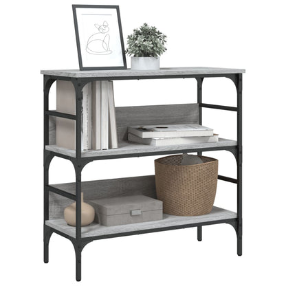 Console Table Grey Sonoma 75x32x75 cm Engineered Wood