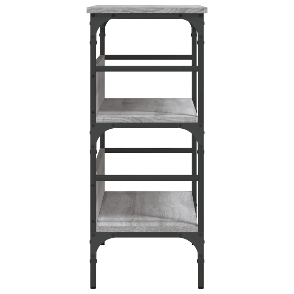 Console Table Grey Sonoma 75x32x75 cm Engineered Wood