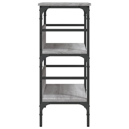 Console Table Grey Sonoma 75x32x75 cm Engineered Wood