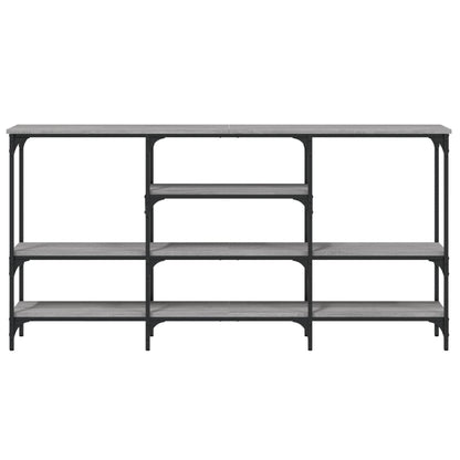 Console Table Grey Sonoma 160x29x80 cm Engineered Wood