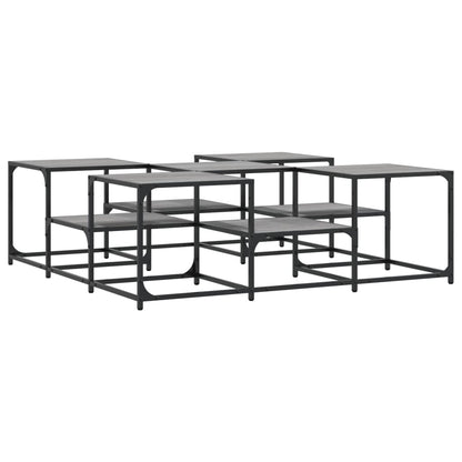 Coffee Table Grey Sonoma 121x121x40 cm Engineered Wood